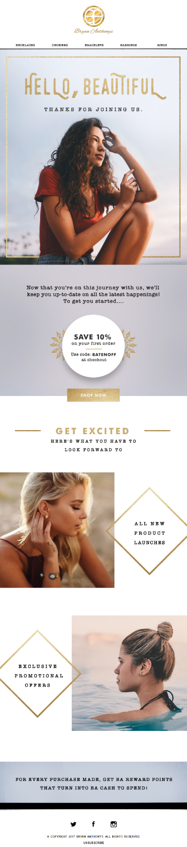 welcome email examples