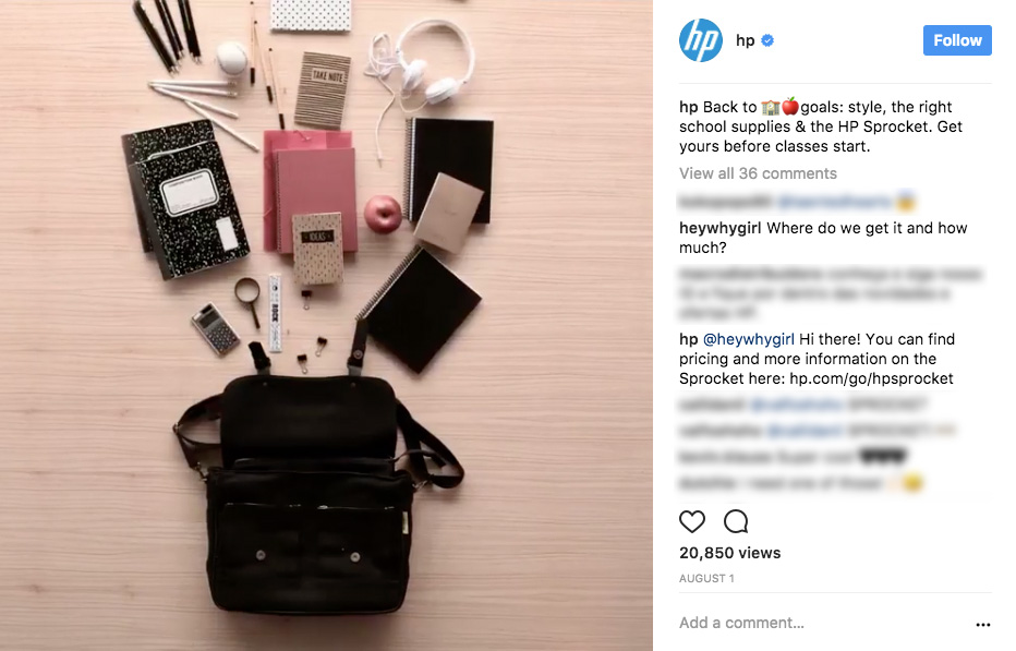 instagram posts that drive sales