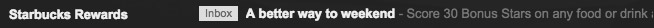 starbucks email marketing strategies