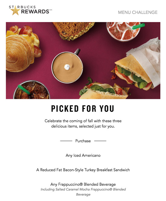 starbucks email marketing strategies