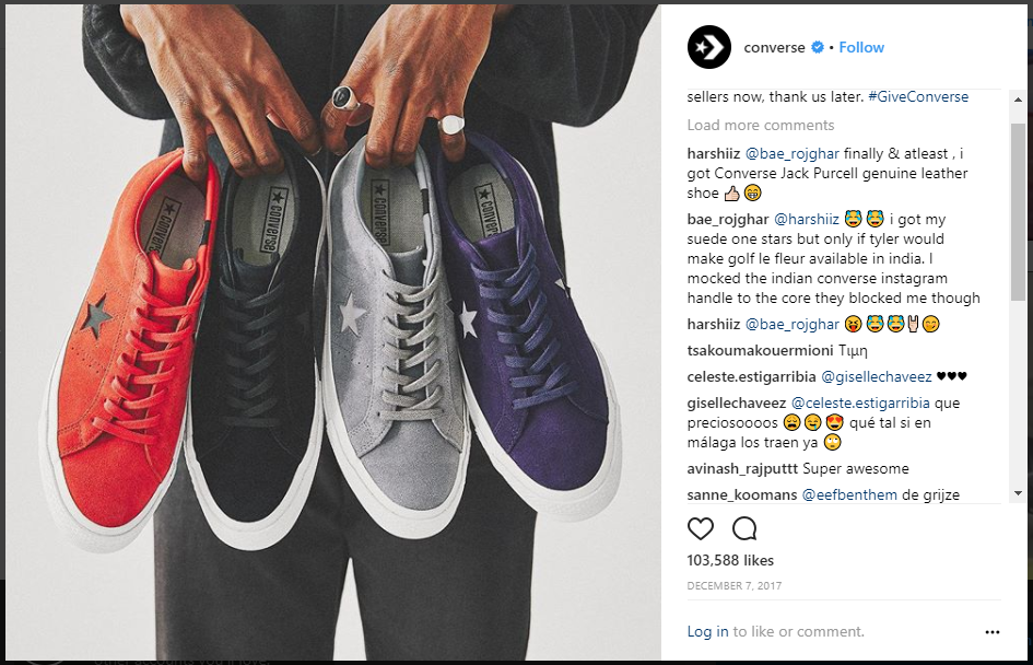 converse instagram