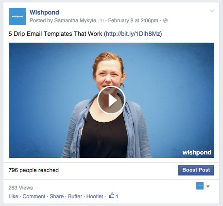How to Boost Video Engagement on Facebook: How our videos looked
