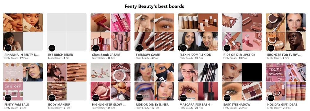 Fenty Beauty的最佳董事会