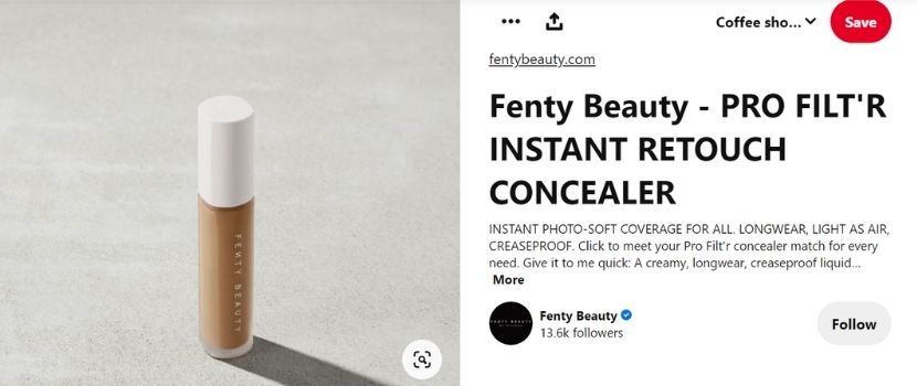 Fenty Pinterest
