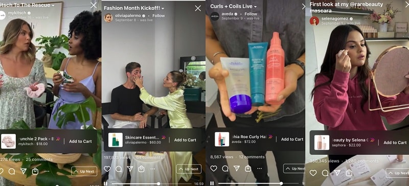 Instagramin ja Facebookin suoratoisto