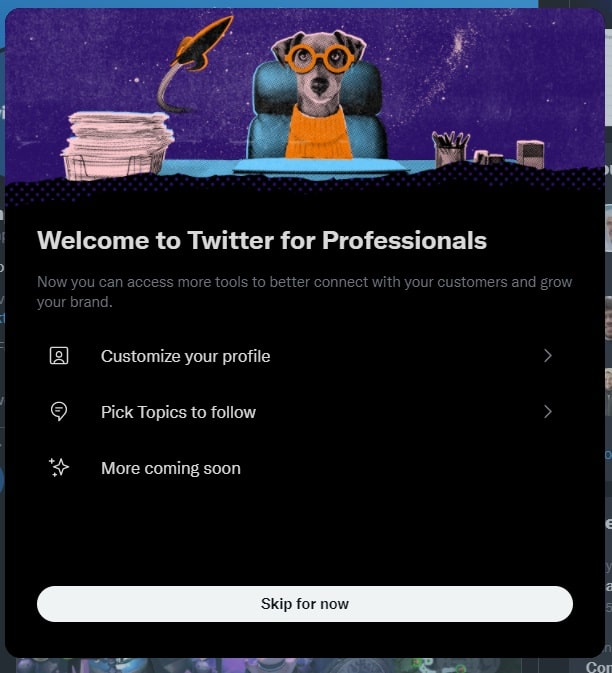 Twitter Web Welcome to Twitter for Professionals