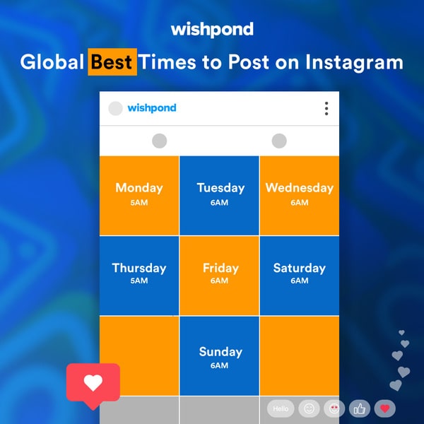 Best times to post on Instagram