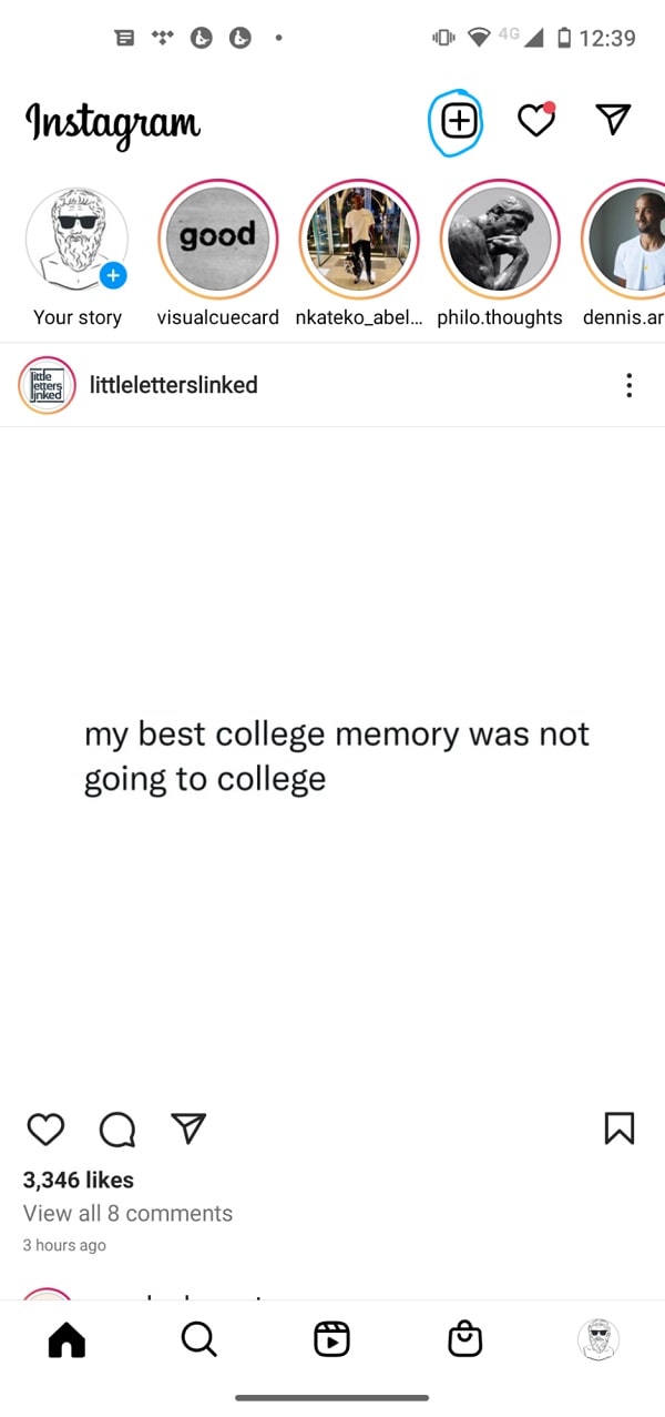 Instagram New Post