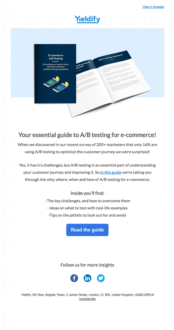 email marketing examples