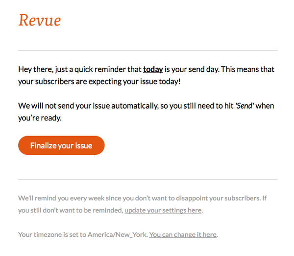 email marketing example