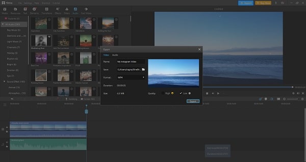 Filme export file